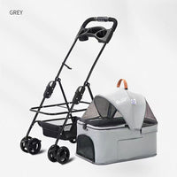 Foldable 4-Wheel Pet Stroller