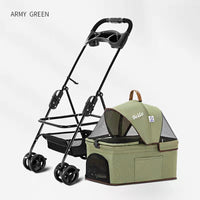 Foldable 4-Wheel Pet Stroller