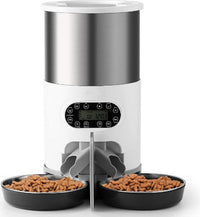 Stainless Steel Double Pet Feeder