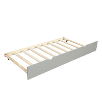Twin Daybed with Trundle — Grey