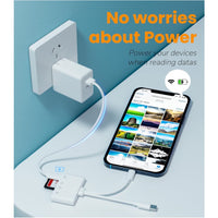 4-in-1 Card Reader & Charging Adapter