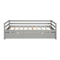 Twin Daybed with Trundle — Grey