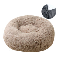 Round Plush Washable Pet Bed