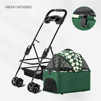 Foldable 4-Wheel Pet Stroller