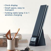 3-in-1 Lamp, Clock & Wireless Charger