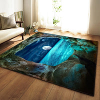 Nordic 3D-Print Anti-Slip Area Rug