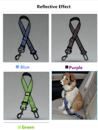 Reflective Dog Car Seat Belt