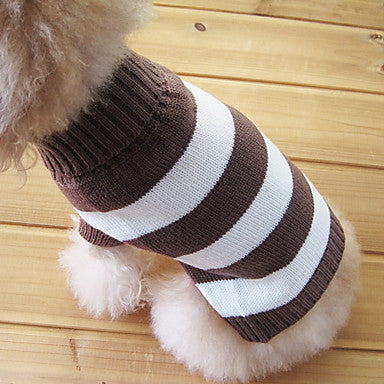Knitted Twist Dog Sweater