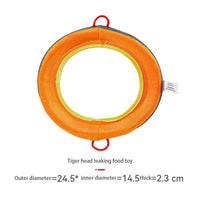 Interactive Linen Dog Frisbee