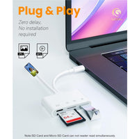 4-in-1 Card Reader & Charging Adapter