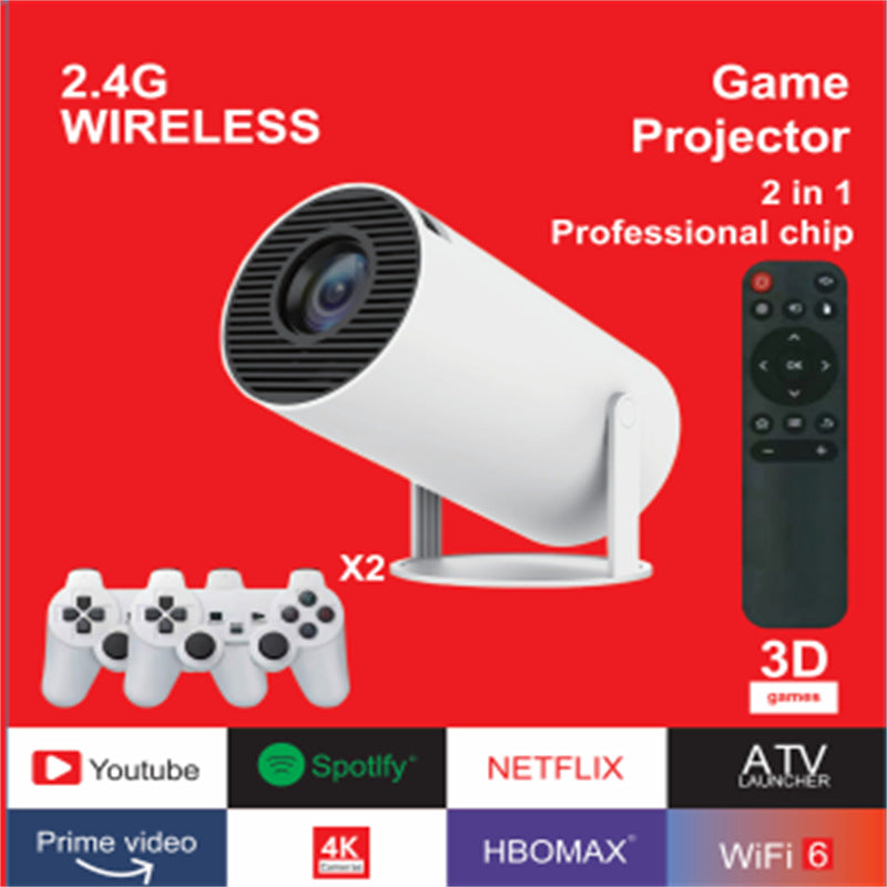 Portable Gaming Projector with Controller