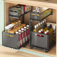 2-Tier Pull-Out Cabinet Organiser