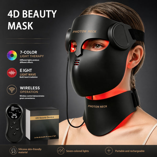 LED Silicone Facial Mask Set