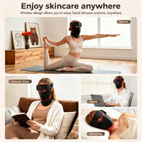 LED Silicone Facial Mask Set
