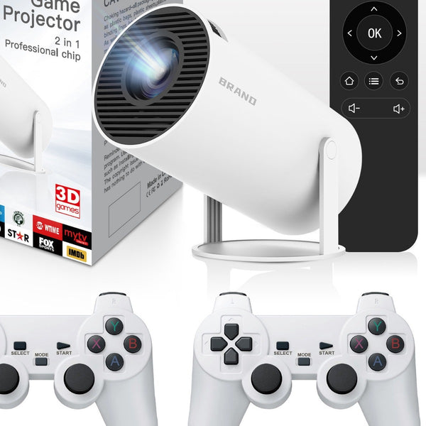 Portable Gaming Projector with Controller