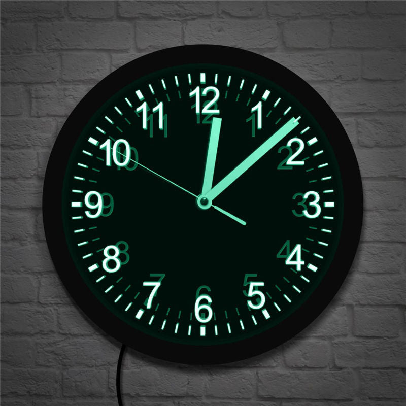 LED Luminous Acrylic Wall Clock