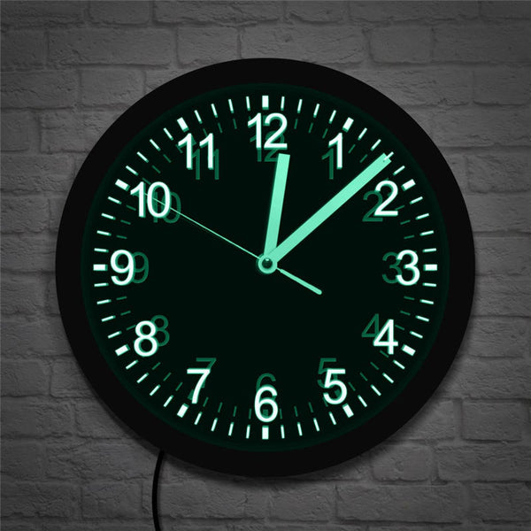 LED Luminous Acrylic Wall Clock