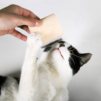 Wooden Pet Deshedding Brush