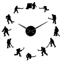 Frameless 3D Mirror Wall Clock