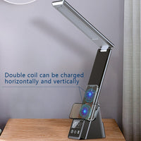 3-in-1 Lamp, Clock & Wireless Charger