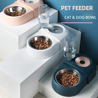 Anti-Tip Pet Bowl & Water Feeder