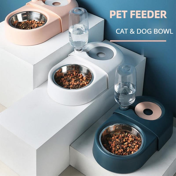 Anti-Tip Pet Bowl & Water Feeder