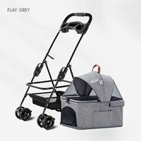 Foldable 4-Wheel Pet Stroller