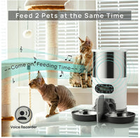 Stainless Steel Double Pet Feeder