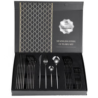 24-Piece Stainless Steel Cutlery Set