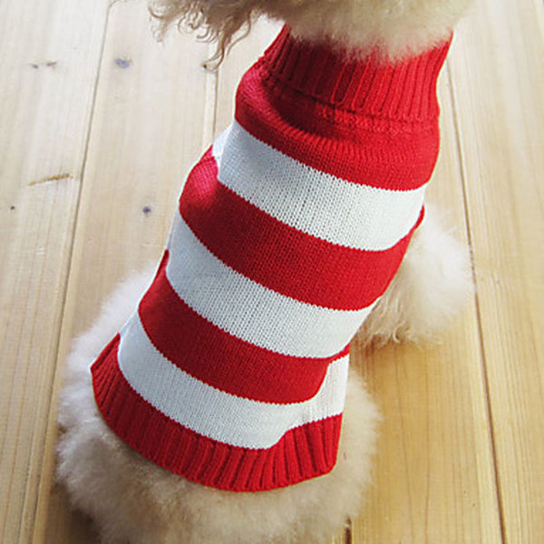 Knitted Twist Dog Sweater
