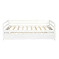 Twin Daybed with Trundle — White