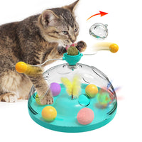 Cat Windmill Turntable Toy