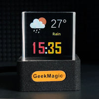 Mini Transparent WiFi Weather Clock