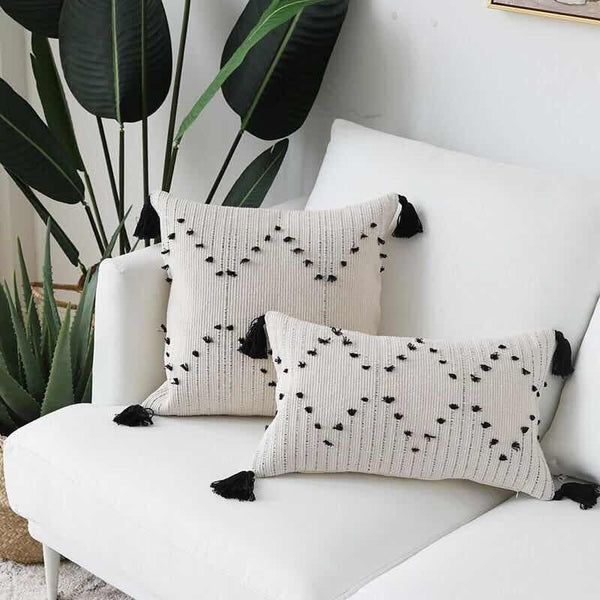 Bohemian Embroidered Cushion Cover