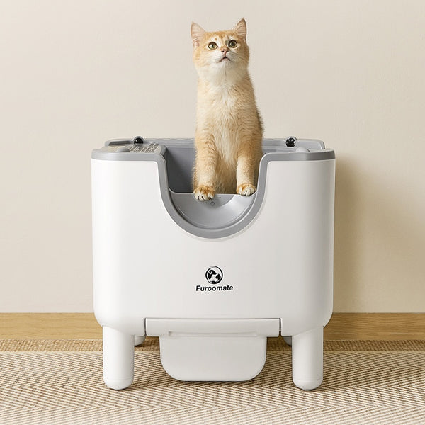 Extra-Large Self-Cleaning Cat Litter Box