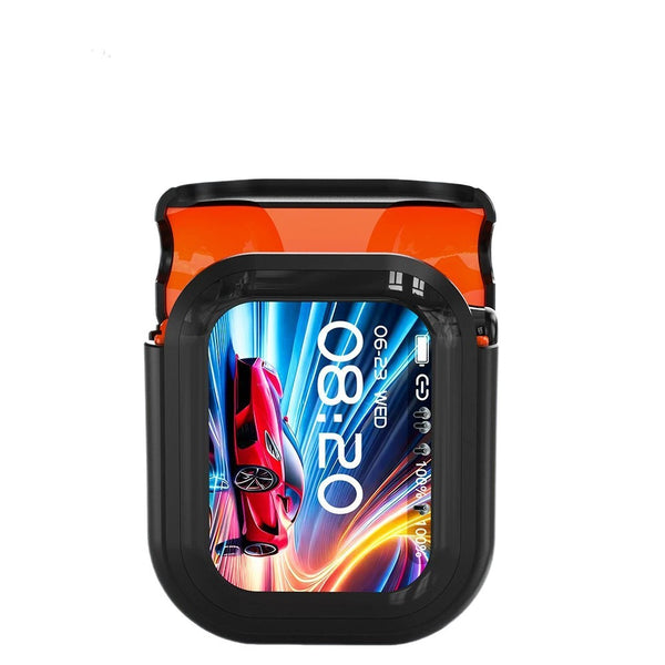 ANC Wireless Earphones with LCD Case