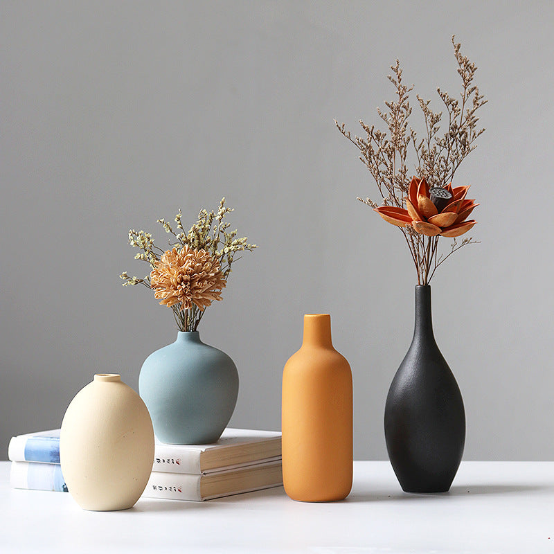Modern Ceramic Vase Set (3-Piece)
