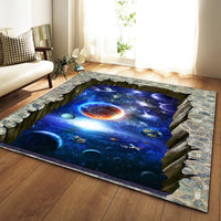 Nordic 3D-Print Anti-Slip Area Rug