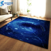 Nordic 3D-Print Anti-Slip Area Rug